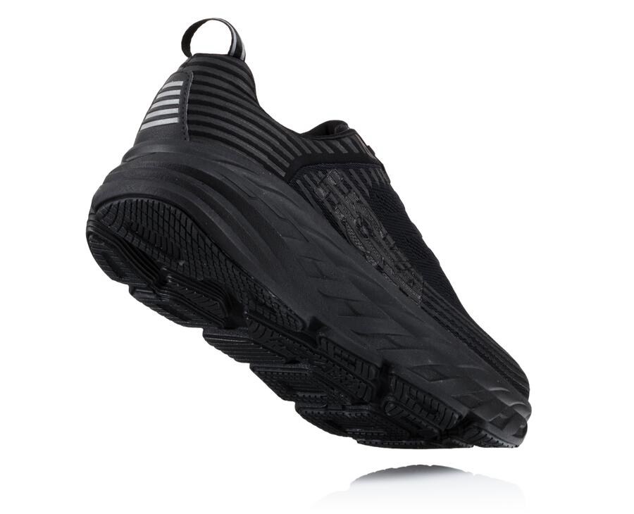 Hoka One One Running Shoes Mens Black - Bondi 6 - 27956PJKN